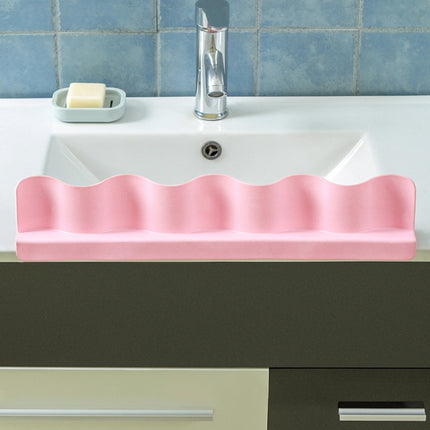 Home Kitchen Sucker Type Splash Guard Flap Kitchen Tool Water Separator(Pink)-garmade.com