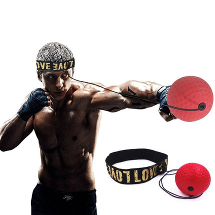 4 in 1 Household Boxing Ball Head-mounted Speed Training Reaction Ball Set-garmade.com