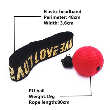 4 in 1 Household Boxing Ball Head-mounted Speed Training Reaction Ball Set-garmade.com