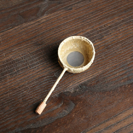 Bamboo Woven Creative Filter Reusable Filter Tea Colander Gadget, Style:Bamboo Woven Tea Leak-garmade.com