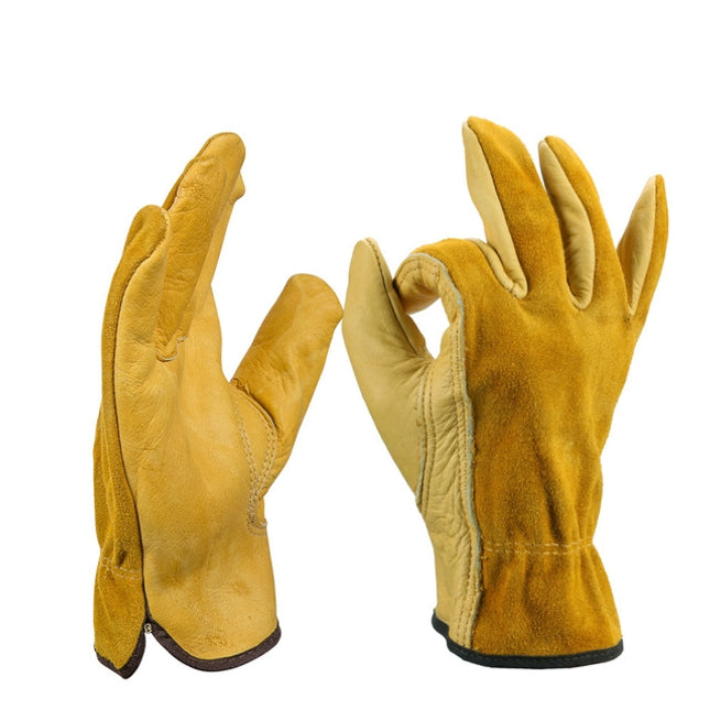 2 Pairs Motorcycle Gloves Riding Gloves Garden Labor Protection Safety Gloves, SIZE:L-garmade.com