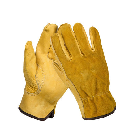 2 Pairs Motorcycle Gloves Riding Gloves Garden Labor Protection Safety Gloves, SIZE:L-garmade.com