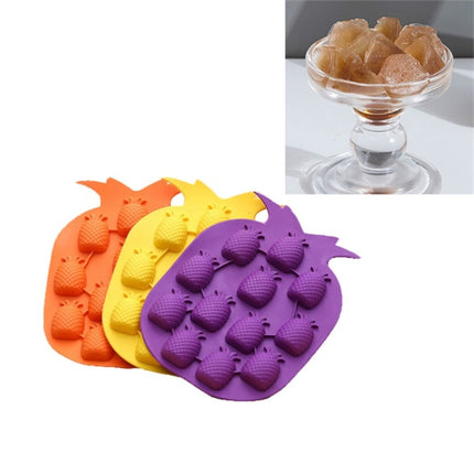 5 PCS Pineapple Creative Silicone Ice Tray Ice Maker Ice Mold, Random Color Delivery-garmade.com