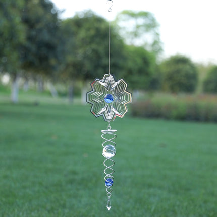 Foldable Metal Sheets Iron Wire Wind Chimes Home Garden Decoration(W001)-garmade.com