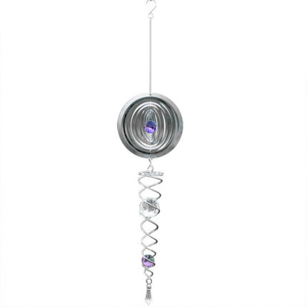Foldable Metal Sheets Iron Wire Wind Chimes Home Garden Decoration(W004)-garmade.com