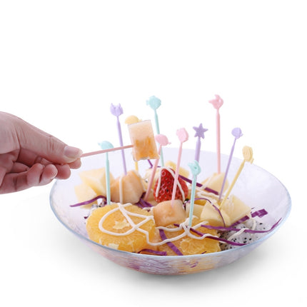 Creative Animal Cartoon Fruit Cake Fork Sign, Random Color Delivery-garmade.com