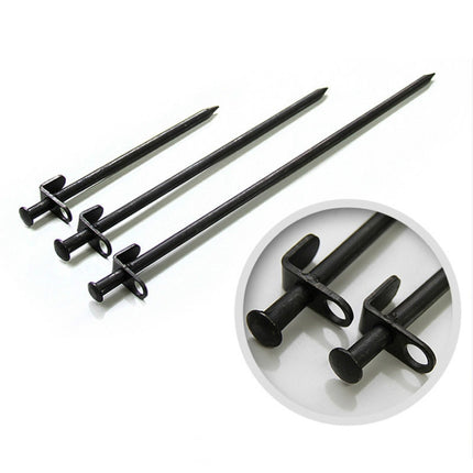5 PCS Reinforced Long Outdoor Camping Tent Nail Steel Nails, Length:20cm-garmade.com