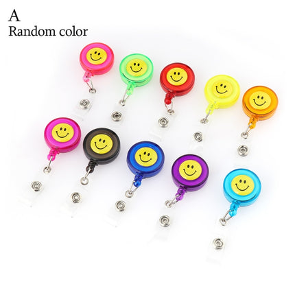 10 PCS Retractable Reel Badge Lanyard Tag Key Card Belt Clips, Random Color-garmade.com