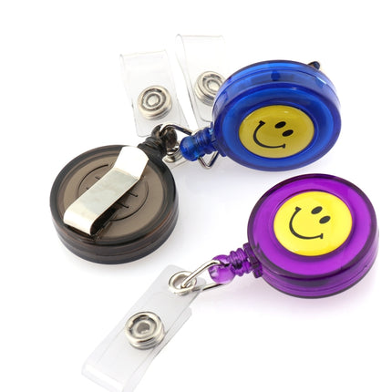 10 PCS Retractable Reel Badge Lanyard Tag Key Card Belt Clips, Random Color-garmade.com