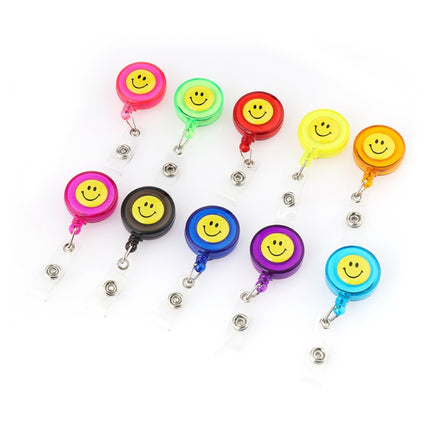 10 PCS Retractable Reel Badge Lanyard Tag Key Card Belt Clips, Random Color-garmade.com