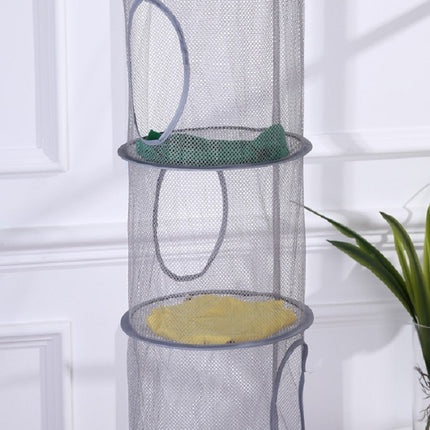 Foldable and Ventilated Four Box Toy Storage and Drying Basket(Yellow)-garmade.com