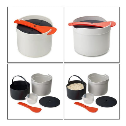 Kitchenware Microwave Oven Utensils Rrice Cooker Heating Steamer Pot Steamed Rice Box(Forest Green)-garmade.com