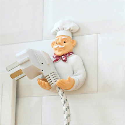 Cute Wall Self Adhesive Plug Resin Hook Kitchen Rack(Hand Drag)-garmade.com