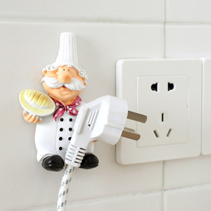 Cute Wall Self Adhesive Plug Resin Hook Kitchen Rack(Hand Drag)-garmade.com