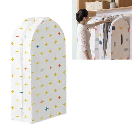 2 PCS Three-dimensional Hanger Pocket Wardrobe Coat Hanger Pocket Dust Cover, Size:Small(Plus Sign)-garmade.com