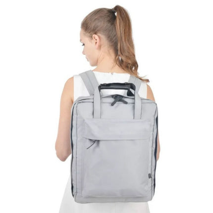 Travel Luggage Backpack Large Capacity Men And Women Packing Organizer(Light Grey)-garmade.com