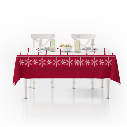 Household Rectangular Tablecloth Christmas Dining Coffee Table Cloth Decoration, Size:150x210cm(Christmas Elk)-garmade.com