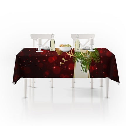 Household Rectangular Tablecloth Christmas Dining Coffee Table Cloth Decoration, Size:150x300cm(Christmas Bell)-garmade.com