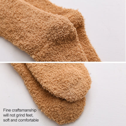 3 Pairs Winter Warm Comfortable Cashmere Socks for Men and Women(Gray)-garmade.com