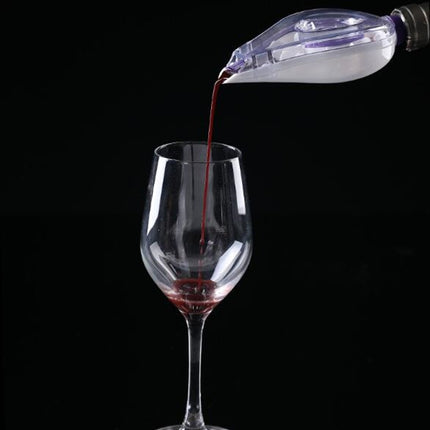 2 PCS Bar Accessories Mini Portable Pourer Red Wine Oxygen Filter, Random Color Delivery(White)-garmade.com