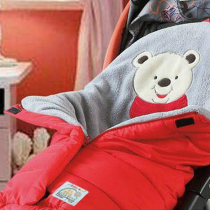 Newborn Baby Stroller Sleeping Bag Infant Go out Swaddle Winter, Size:82x45x38cm(Pink)-garmade.com
