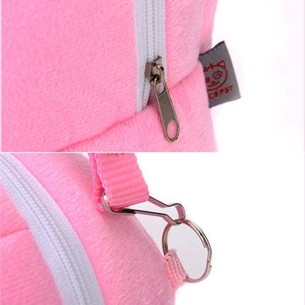 Pet Bag Small Pet Hamster Carrier Pure Color Leash Travel Bag, Size:M(Sky Blue)-garmade.com