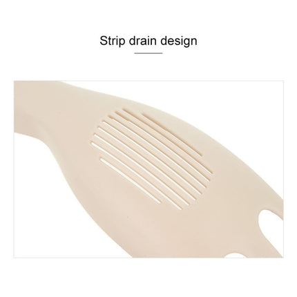 Kitchen Creative Multi-function Rice Washing Sieve Home Does Not Hurt Hand Wash Rice Tools(White)-garmade.com