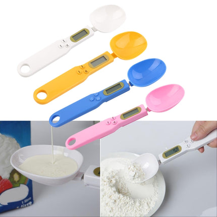 Digital LCD Kitchen Food Weight Measurement Professional Electronic Scale Spoon Scale(White)-garmade.com