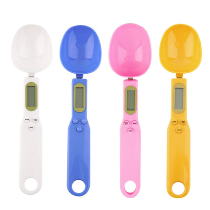 Digital LCD Kitchen Food Weight Measurement Professional Electronic Scale Spoon Scale(Blue)-garmade.com