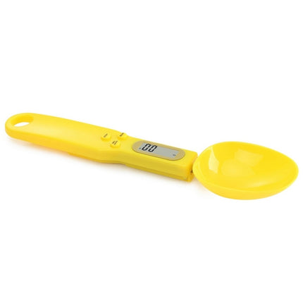 Digital LCD Kitchen Food Weight Measurement Professional Electronic Scale Spoon Scale(Yellow)-garmade.com