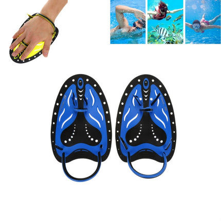 TP200 Two-color Swimming Hand Webbed Swimming Practice Equipment for Beginners, Size:Children S(Blue)-garmade.com