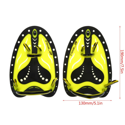TP200 Two-color Swimming Hand Webbed Swimming Practice Equipment for Beginners, Size:Children S(Yellow)-garmade.com