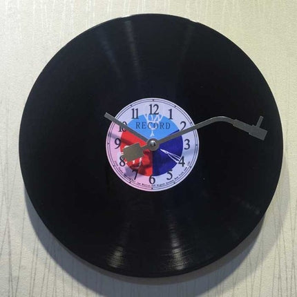 12 Inch Vinyl Record DIY Wall Clock Retro Vintage Record Clock(3 Color Numbers)-garmade.com