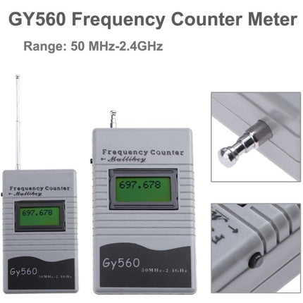 GY560 Portable Handheld Frequency Meter Walkie-talkie Frequency Measurement Tool-garmade.com