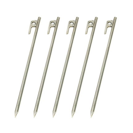 Outdoor Durable 30cm Stainless Steel Camping Awning Tent Stakes Pegs for Camping Travel Tent Accessor-garmade.com