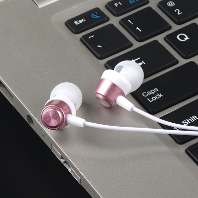VPB S3 Sport Earphone Wired Super Bass 3.5mm Crack Earphone Earbud with Microphone Hands Free for Samsung MP3(Pink)-garmade.com
