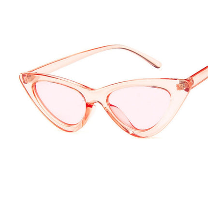 Sexy Ladies Cat Eye Sunglasses Women Vintage Sun Glasses(Pink)-garmade.com