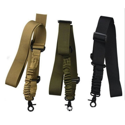 Nylon Adjustable Multi Function Sling Strap Hunting Supplies Belt(Amry Green)-garmade.com
