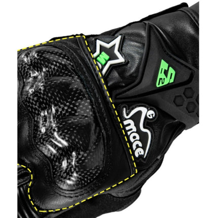 MOGE Motorcycle Gloves Breathable Riding Protective Equipment Anti-fall Gloves, Size:L(Black)-garmade.com
