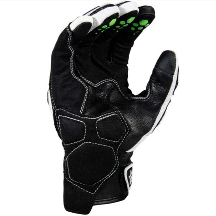 MOGE Motorcycle Gloves Breathable Riding Protective Equipment Anti-fall Gloves, Size:XL(White)-garmade.com