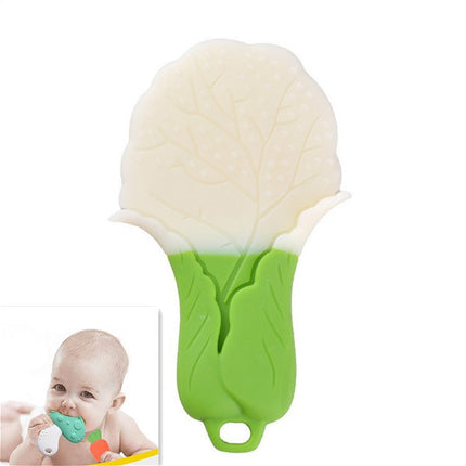 Baby Silicone Teether Children Teeth Molars Baby Products(Cabbage)-garmade.com