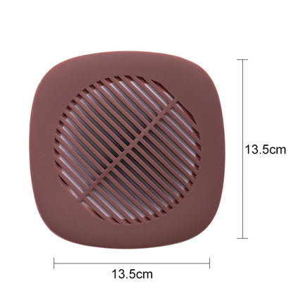 Square Sink Filter Bathroom Anti-hair Toilet Floor Drain Cover Home Kitchen Sewer Pool Filter(Red)-garmade.com
