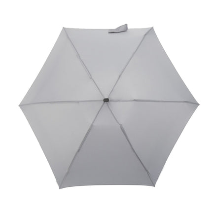Mini Capsule Pocket Umbrella Windproof Foldable Travel Compact Umbrella(Gray)-garmade.com
