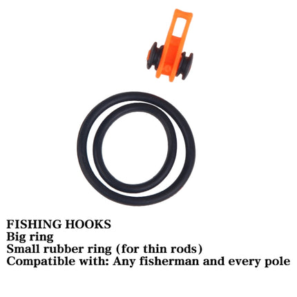 10 PCS/Bag Plastic Fishing Hook Keeper for Fishing Rod Pole Fishing Lures Bait Safety Holder Fishing Tackle(Purple)-garmade.com