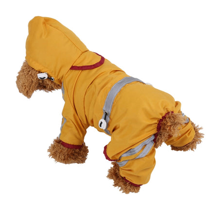 Waterproof Jacket Clothes Fashion Pet Raincoat Puppy Dog Cat Hoodie Raincoat, Size:XS(Green)-garmade.com