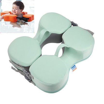 Swimming Ring Free Inflatable Children Armpit Ring Arm Ring Swimming Equipment for 0-3 Years Old Babies, Size: 39 x 16 x 10cm(Green)-garmade.com