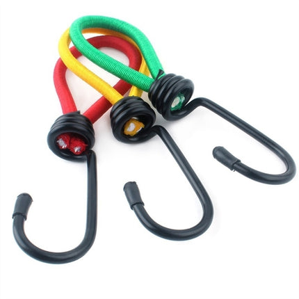 3 PCS Outdoor Camping Tent Elastic Rope Buckle High Elasticity Fixed Straps Camping Accessories, Random Color Delivery-garmade.com