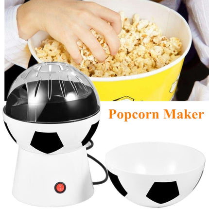 Creative Soccer Ball Electric Household Hot Air Popcorn Maker European regulations-garmade.com