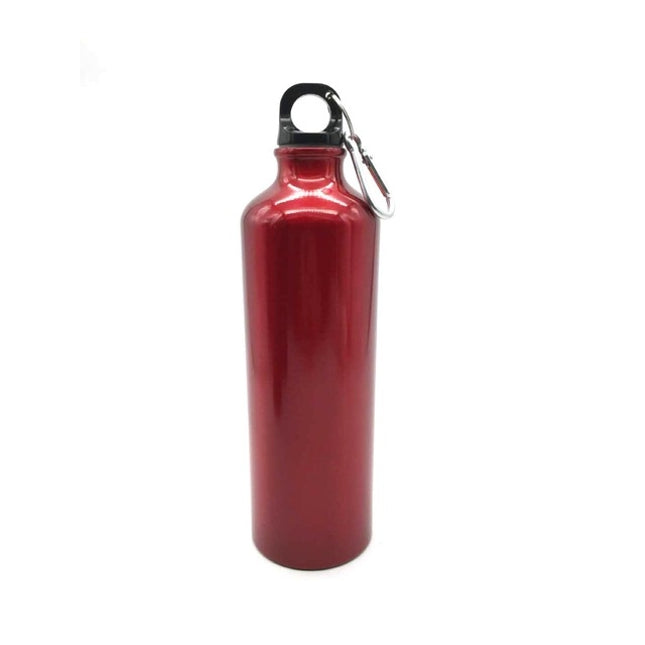 Aluminum Outdoor Sports Water Bottle Portable Mountaineering Bottle Riding Water Bottle, Capacity:500ml(Red)-garmade.com