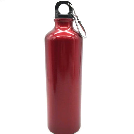 Aluminum Outdoor Sports Water Bottle Portable Mountaineering Bottle Riding Water Bottle, Capacity:750ml(Red)-garmade.com